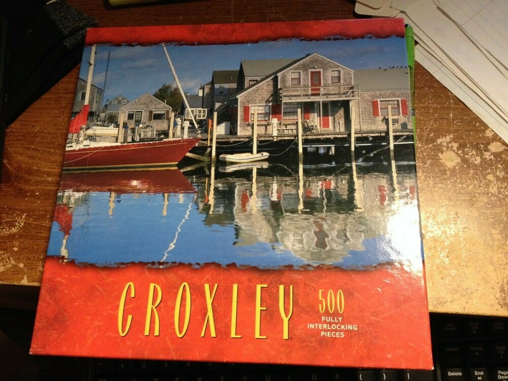Vintage New Sealed Croxley NANTUCKET HARBOR, MA 500 Piece Puzzle "FREE SHIPPING"
